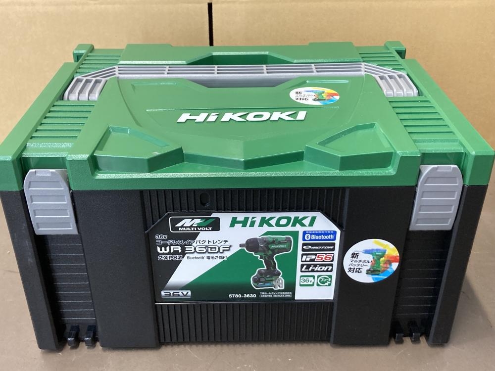 HiKOKI 最新型36Vコードレスインパクトレンチ WR36DF(2XPSZ)の中古 未 HiKOKI 最新型36Vコードレスインパクトレンチ WR36DF(2XPSZ)の中古 未