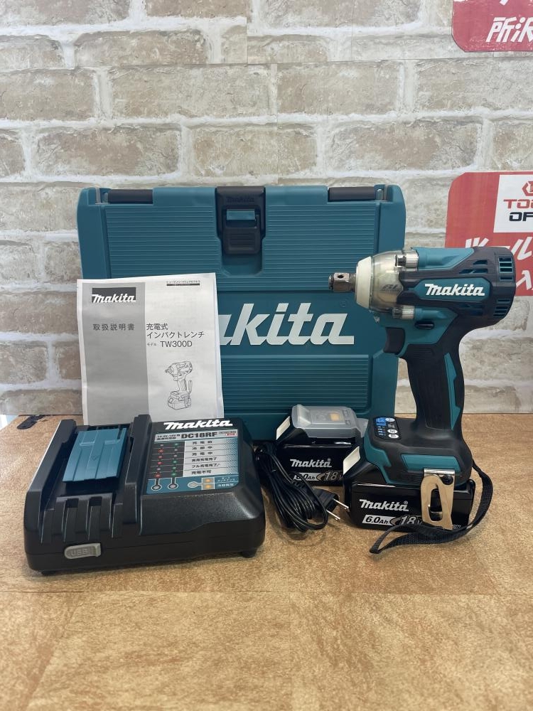 makita マキタ 充電式インパクトレンチ TW300DRGXの中古 未使用品