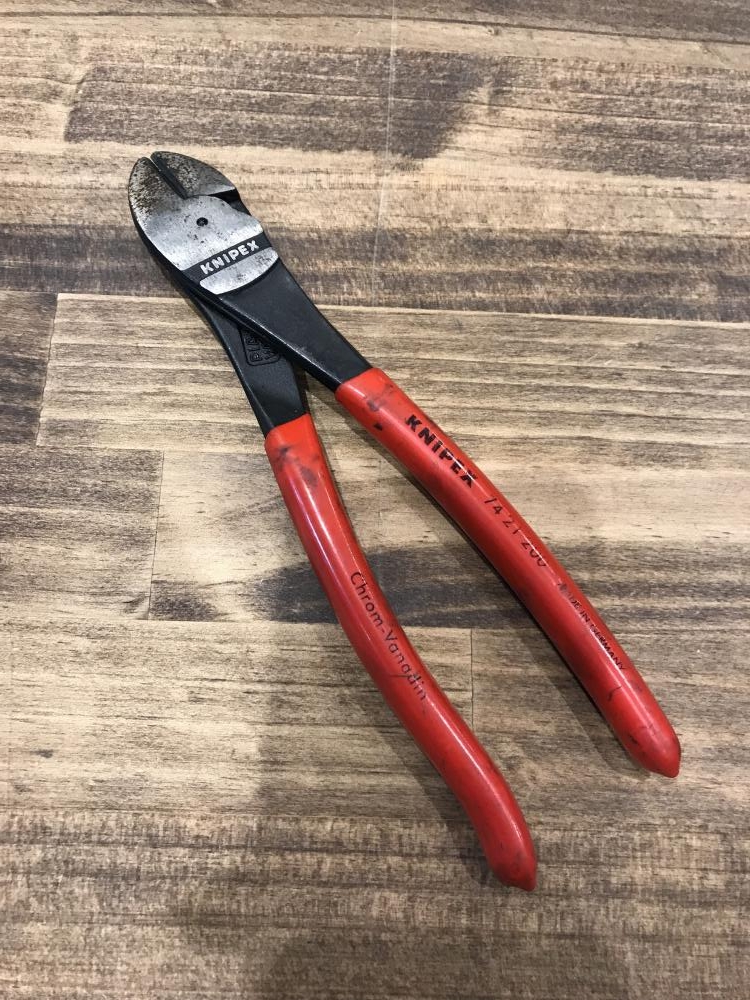 KNIPEX 強力型斜ニッパー 74 21 200の中古 中古C傷汚れあり 《千葉 