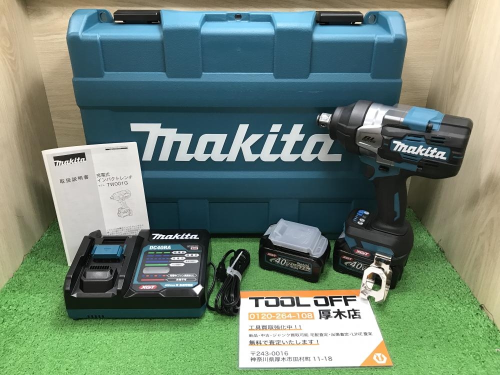 マキタ 40Vmax充電式インパクトレンチ TW001GRDXの中古 未使用品