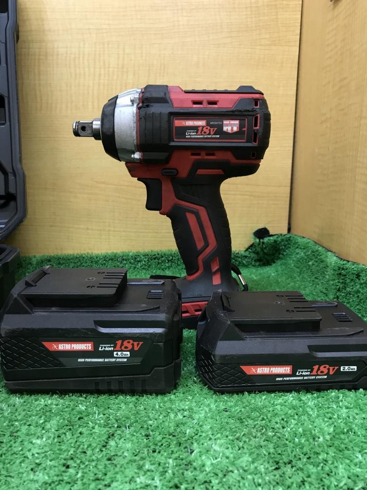 タイヤ交換にどうぞ！ 中古品 アストロプロダクツ 充電式インパクト