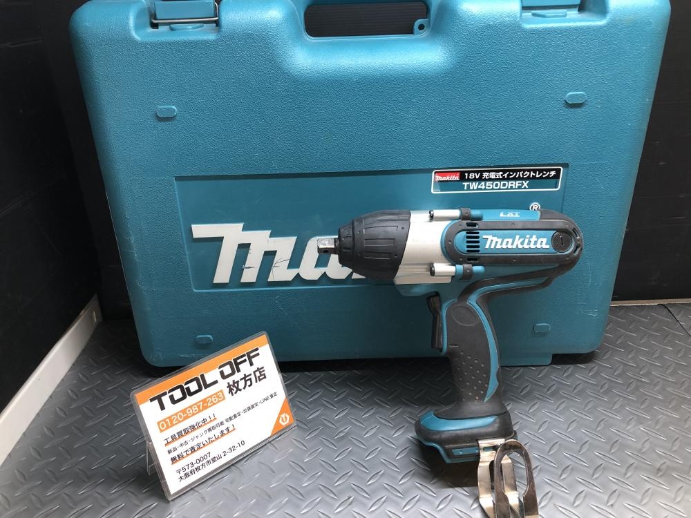 マキタ makita 充電式インパクトレンチ TW450D 本体+ケースの中古 中古 ...