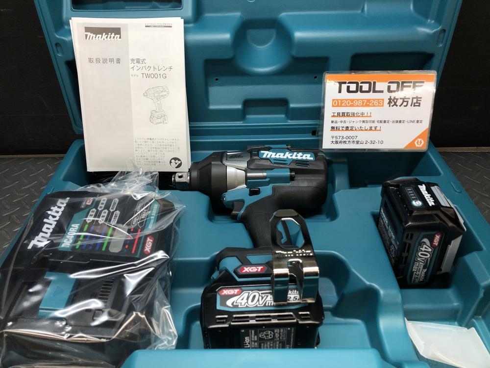 マキタ makita 充電式インパクトレンチ TW001GRDXの中古 未使用品