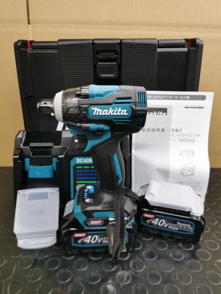 マキタ makita 充電式インパクトレンチ 40Vmax TW004GRDXの中古 未使用