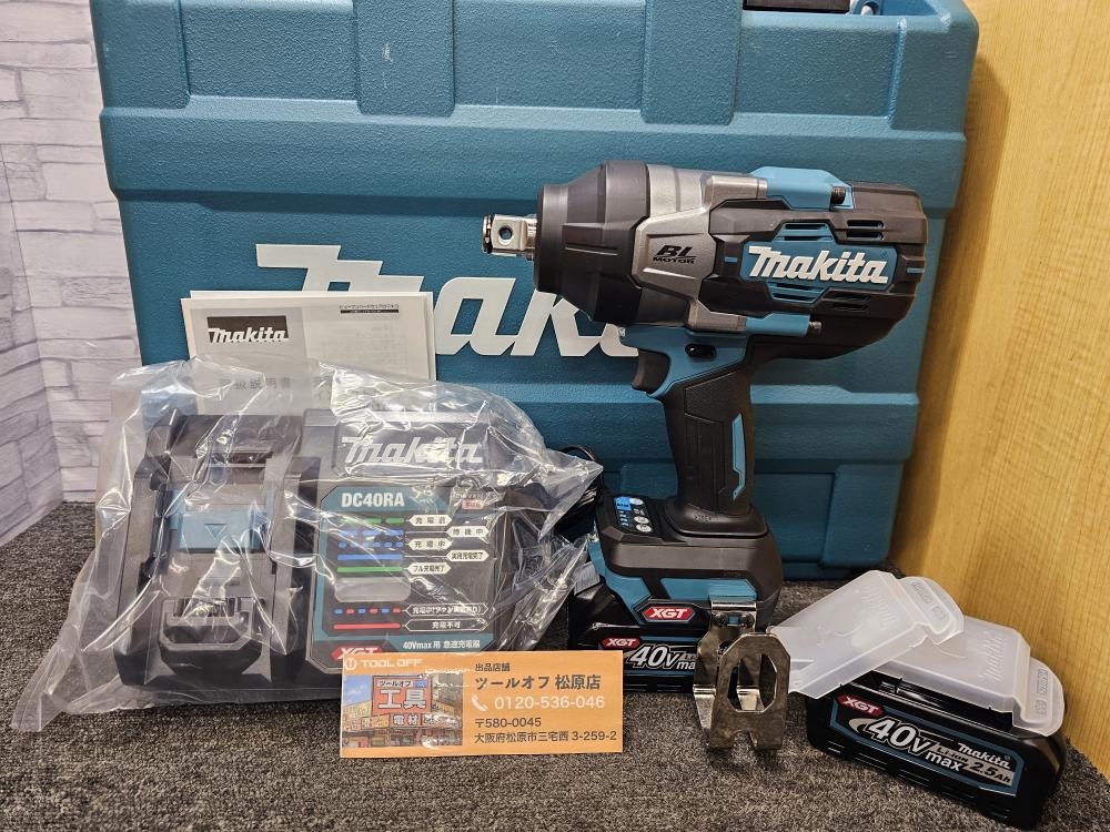 マキタ makita 40Vmax充電式インパクトレンチ TW001GRDXの中古 未使用