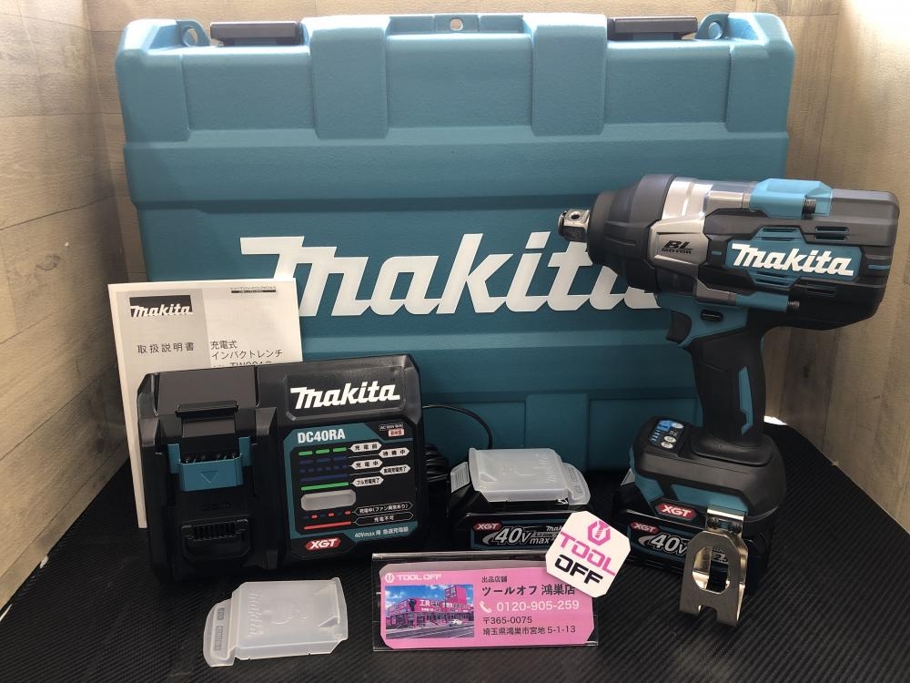 マキタ makita 充電式インパクトレンチ TW001GRDX 40Vmaxの中古 未使用