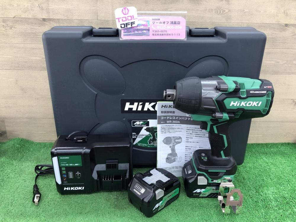 新品】HiKOKI インパクトレンチバッテリー2個付 WR36DD 2XPS 