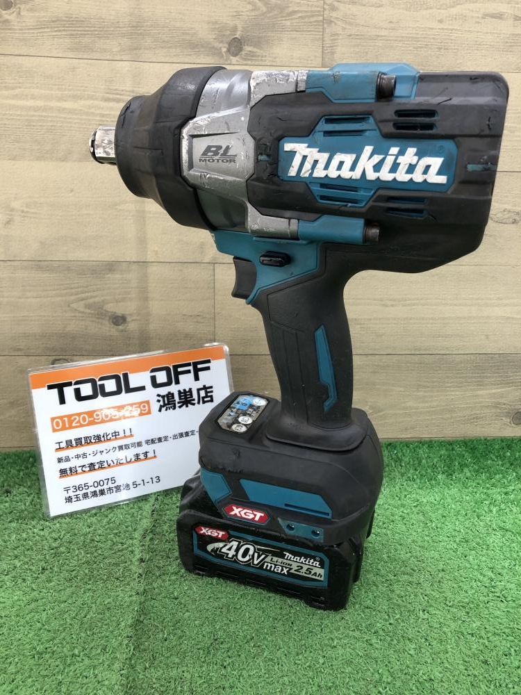 マキタ makita 充電式インパクトレンチ TW001GZ 本体グラつき有の中古 中古C傷汚れあり 《埼玉・鴻巣》中古工具販売の専門店│  ツールオフ鴻巣店 ｜中古工具販売のツールオフ