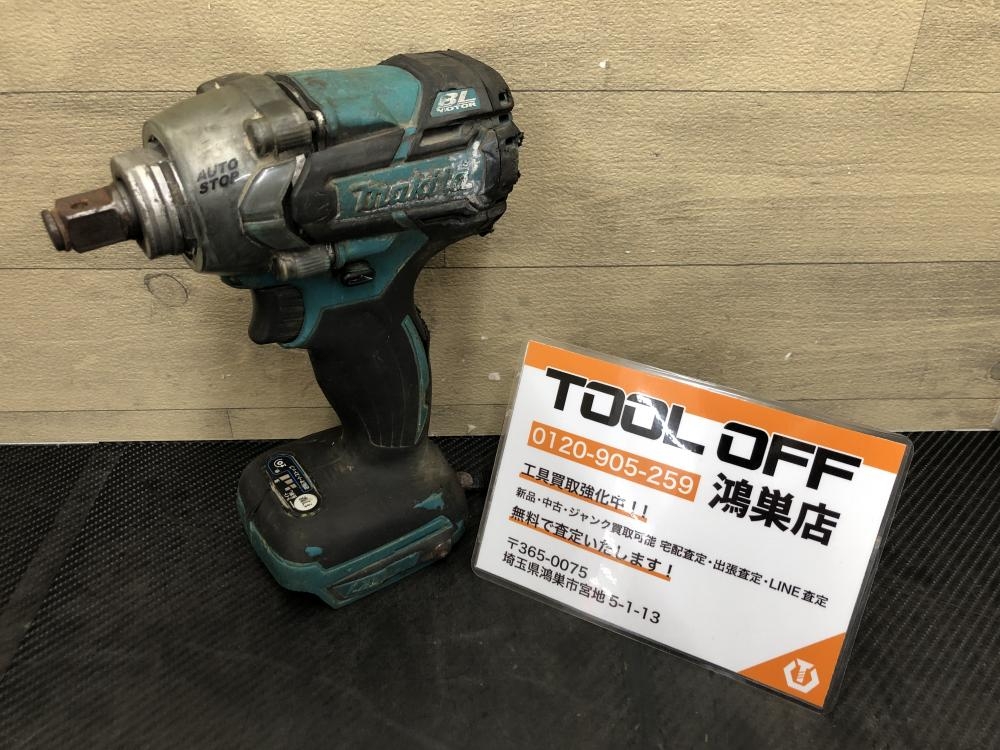 マキタ makita 充電式インパクトレンチ TW285DZ ヘッドが浮いている為ジャンク 部品取りの中古 ジャンク  《埼玉・鴻巣》中古工具販売の専門店│ ツールオフ鴻巣店 ｜中古工具販売のツールオフ