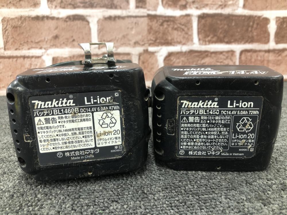 マキタ 充電式インパクトレンチ 充電器、バッテリー2つ TW284D、BL1460B、BL1450 充29、79回の中古 中古C傷汚れあり  《千葉・市原》中古工具販売の専門店│ ツールオフ千葉市原店 ｜中古工具販売のツールオフ