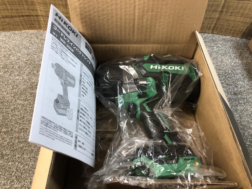 ハイコーキ HiKOKI コードレスインパクトレンチ WR36DF(NN)の