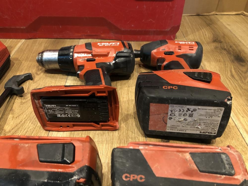 HILTI ヒルティ 充電式ドリルドライバ インパクトドライバセット SF6H-A22/SID4-A22の中古 中古C傷汚れあり  《埼玉・川越》中古工具販売の専門店│ ツールオフ川越店 ｜中古工具販売のツールオフ