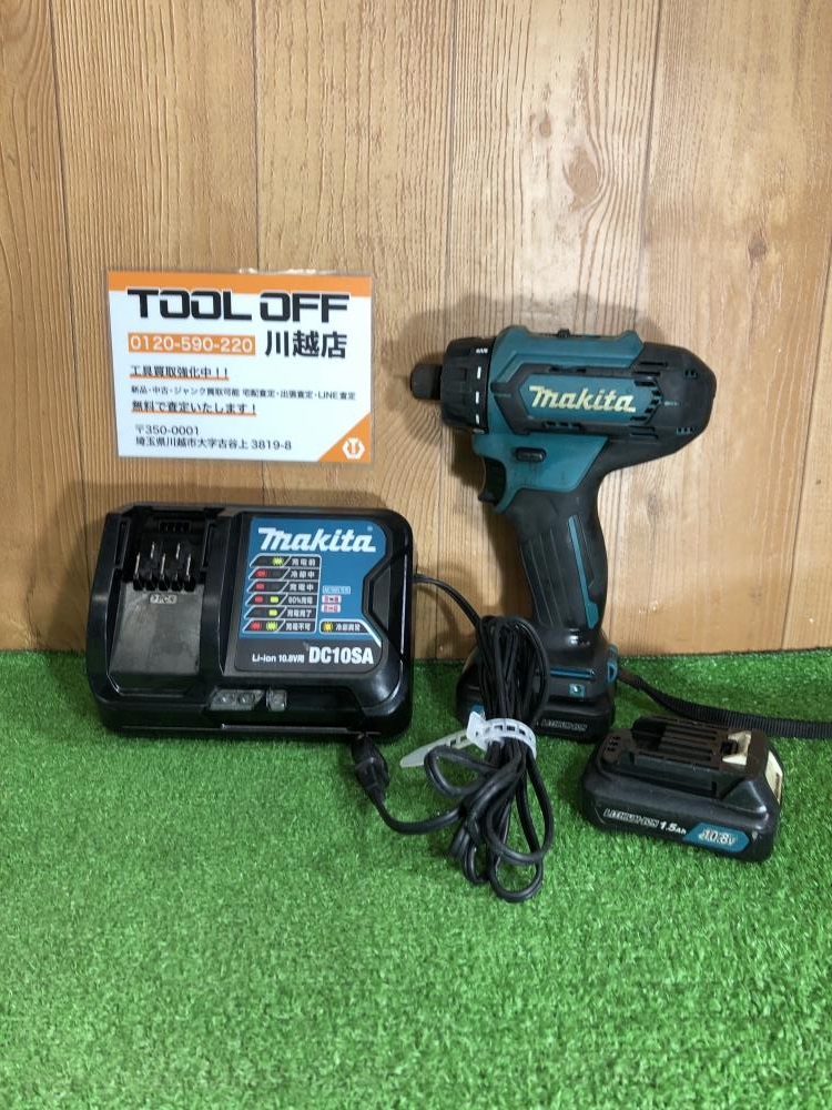 マキタ makita 10.8V充電式ドライバドリル DF033Dの中古 中古C傷汚れあり 《埼玉・川越》中古工具販売の専門店│ ツールオフ川越店  ｜中古工具販売のツールオフ