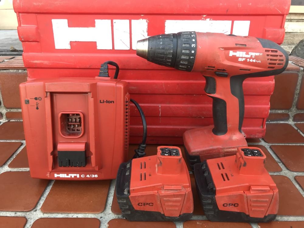 HILTI ヒルティー 充電式ドリルドライバ SF144-A バッテリー×3/充電器 ...