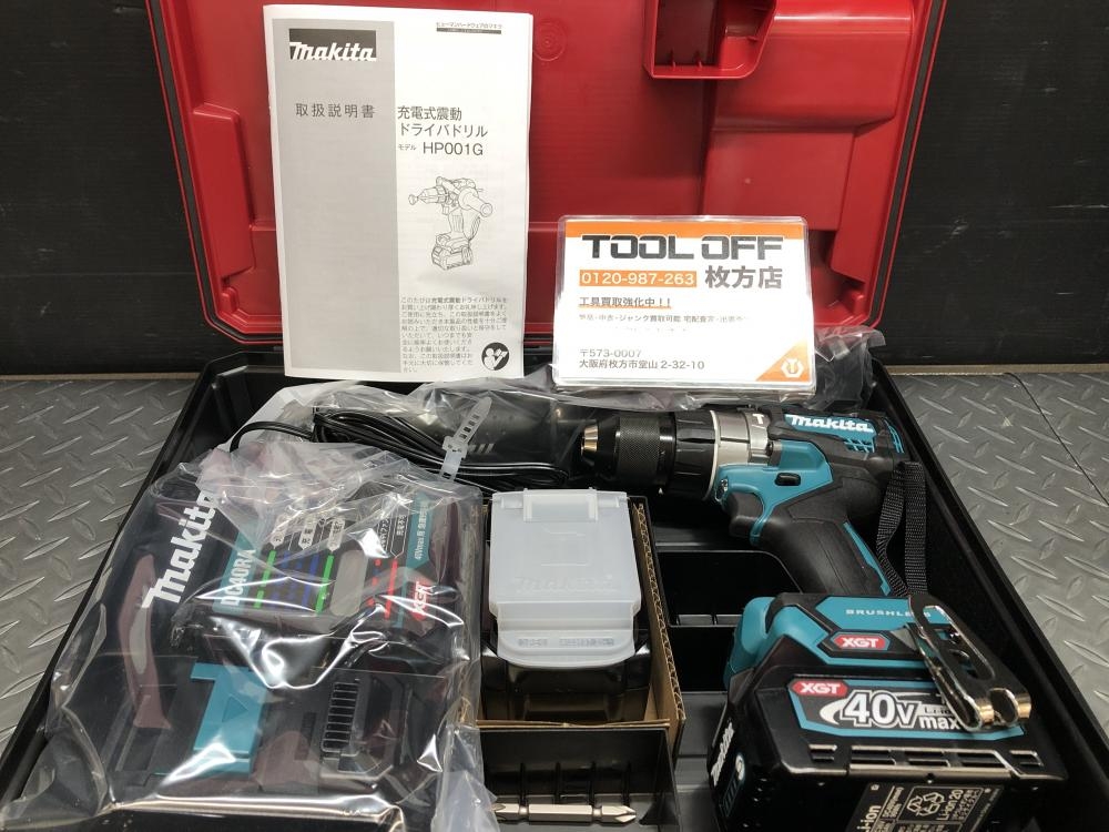 マキタ makita 充電式震動ドライバドリル HP001GRDXの中古 未 マキタ makita 充電式震動ドライバドリル HP001GRDXの中古 未