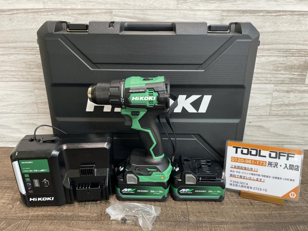HiKOKI(ハイコーキ) DS18DE(2XPZ) 充電式ドライバドリル 18V HiKOKI(ハイコーキ) DS18DE(2XPZ) 充電式ドライバドリル 18V