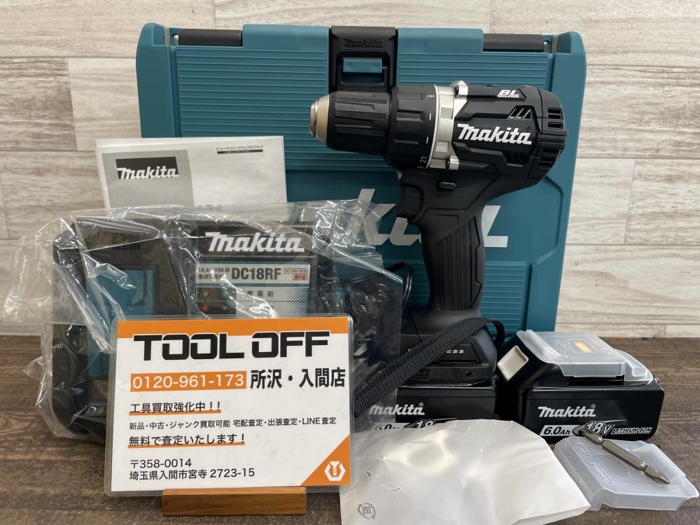 マキタ makita 充電式ドライバドリル DF484DRGXBの中古 未使用品