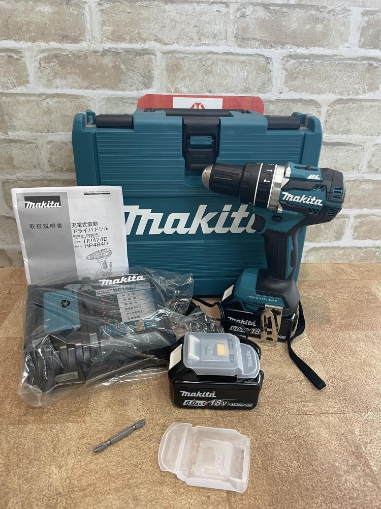 マキタ makita 充電式震動ドライバドリル HP484DRGXの中古 未使用品 《埼玉・入間》中古工具販売の専門店│ ツールオフ所沢入間店  ｜中古工具販売のツールオフ