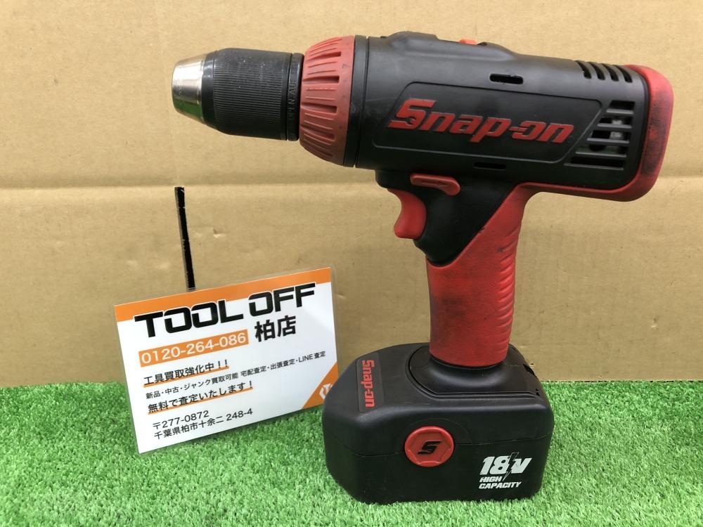 スナップオン Snap-on コードレスドライバードリル CDR4850の中古 中古B使用感あり 《千葉・柏》中古工具販売の専門店│ ツールオフ柏店  ｜中古工具販売のツールオフ