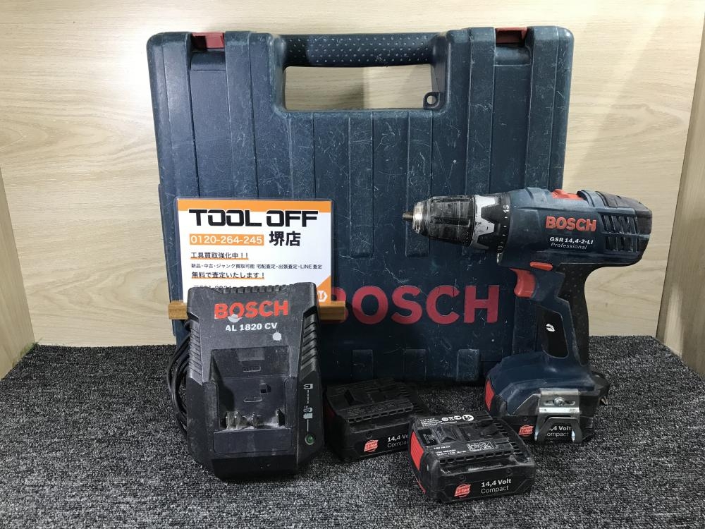 BOSCH 電動ドリルドライバー GSR14.4-2-LI