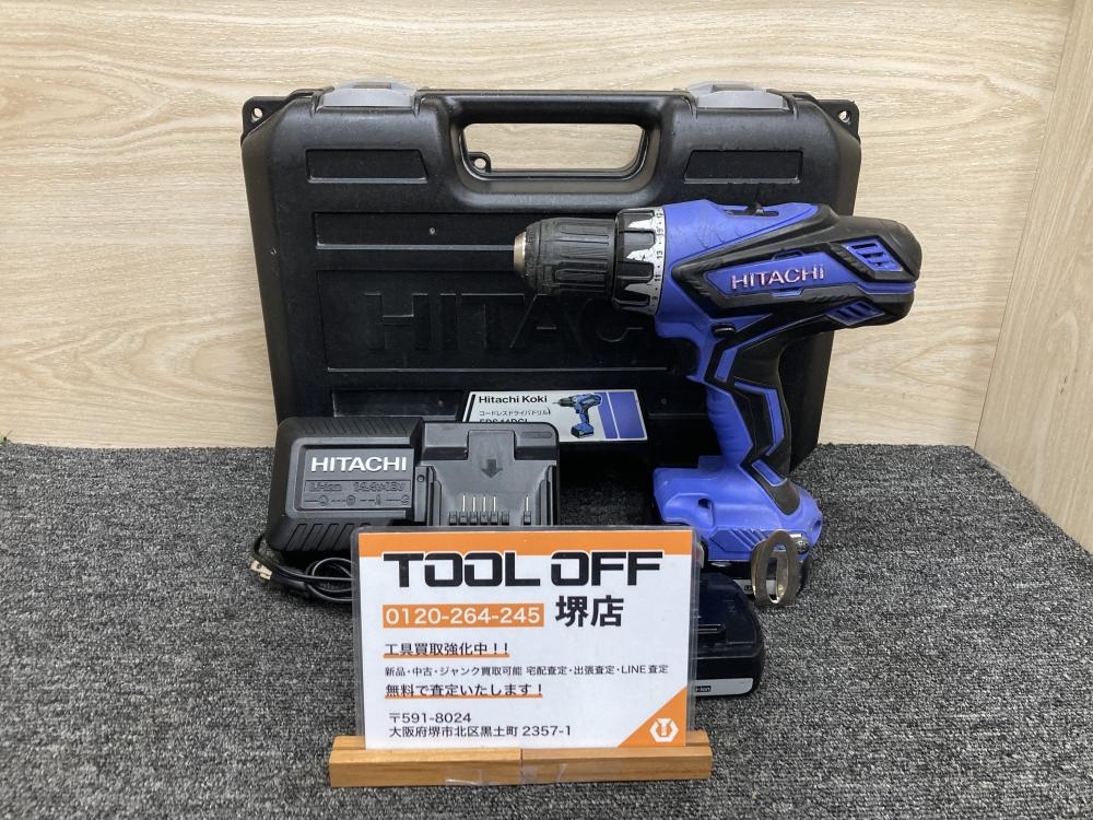 日立 コードレスドライバドリル FDS14DGLの中古 中古B使用感あり 《大阪・堺》中古工具販売の専門店│ ツールオフ堺店 ｜中古工具販売のツールオフ