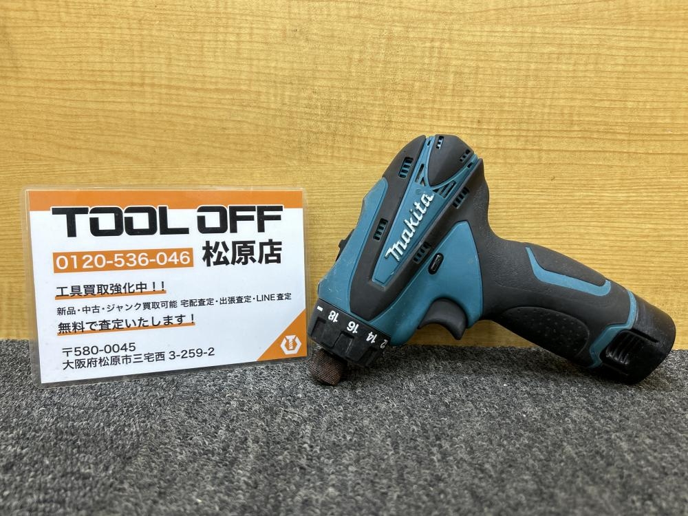 マキタ makita 充電式ドライバドリル バッテリ付 DF030D+BL1013 10.8V