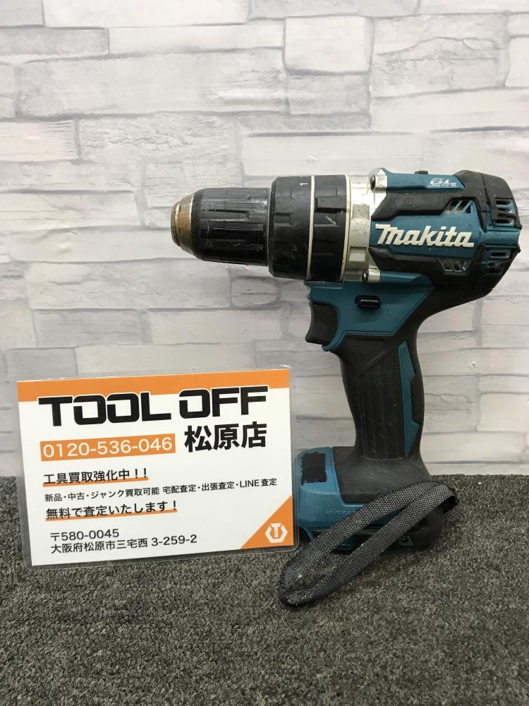 マキタ makita 18V 充電式電動ドライバドリル HP484DZの中古 ジャンク 《大阪・松原》中古工具販売の専門店│ツールオフ松原店 ｜中古 工具販売のツールオフ