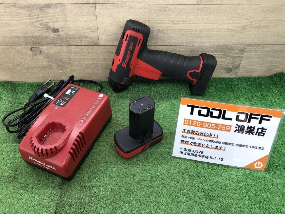 Snap-on スナップオン コードレスドライバー CTSJ761P CTB8172 電動 