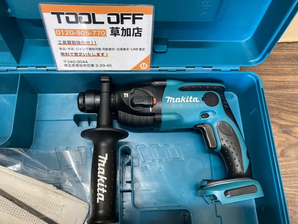 マキタ 16mm充電式ハンマドリル HR162D 本体＋ケースの中古 中古C傷 