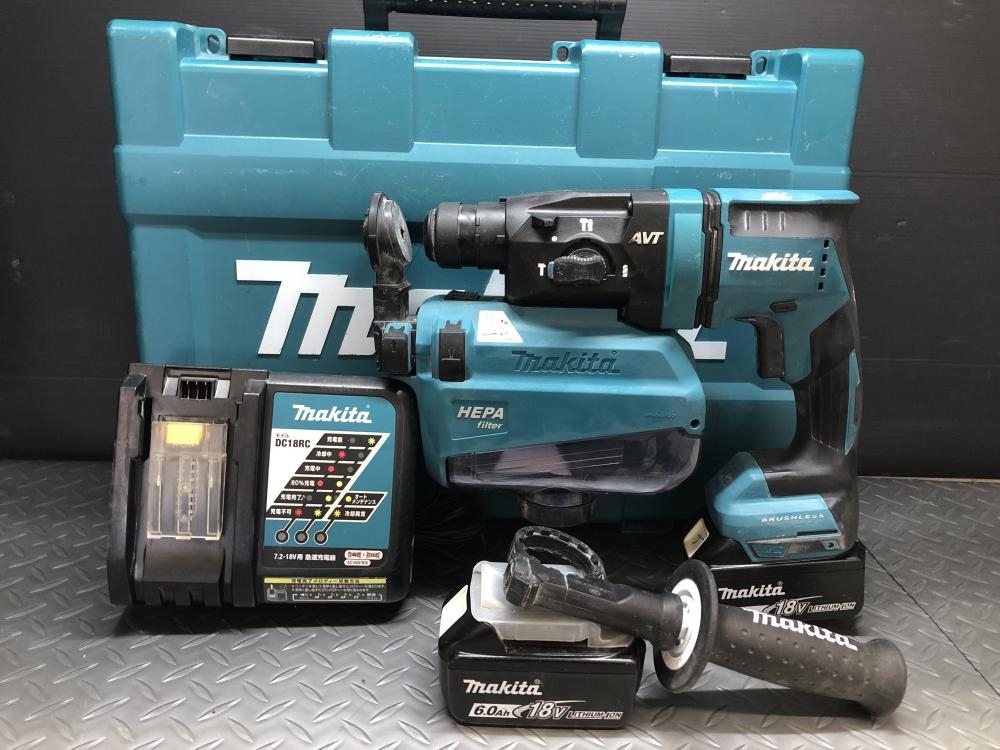 マキタ makita 18mm充電式ハンマドリル HR182D 集じんシステム・バッテリー×2・充電器付属の中古 中古B使用感あり  《大阪・枚方》中古工具販売の専門店│ ツールオフ枚方店 ｜中古工具販売のツールオフ