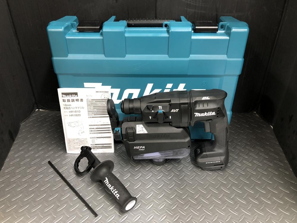 超特価商品！ マキタ makita HR182DZKB 充電式ハンマードリル【リライズ野田愛宕店】【中古】管理番号：ITAD3SWIGEVQ マキタ（makita） 充電式ハンマドリル HR182DZKB 18V 本体+ケース 18mm
