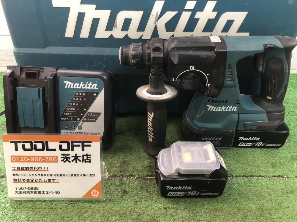 makita マキタ 24mm充電式ハンマドリル HR244DRGXの中古 中古B使用感