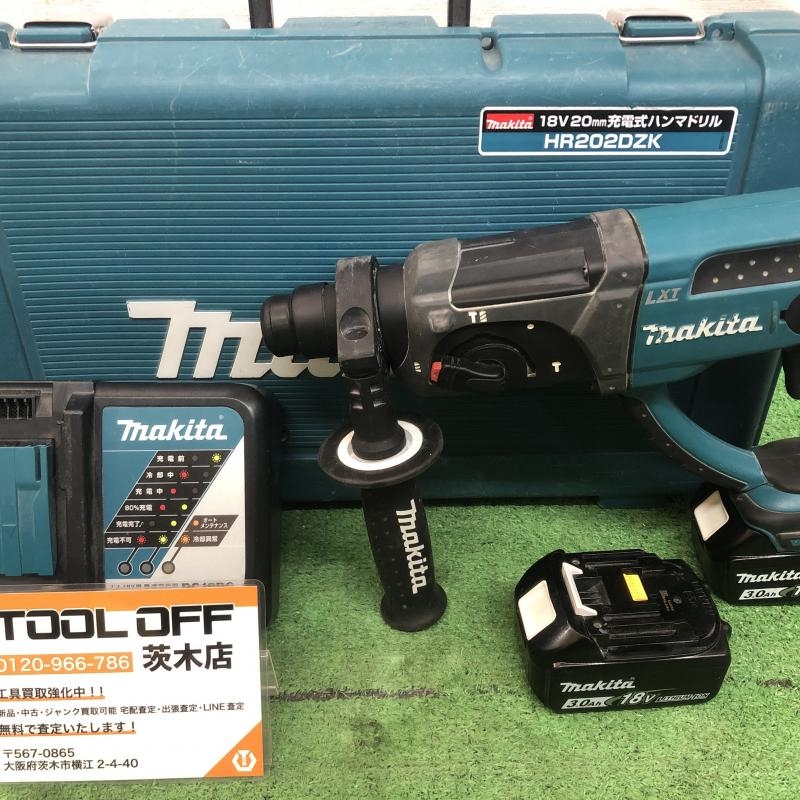 マキタ makita 充電式ハンマドリル HR202DRFXの中古 中古C傷汚れあり