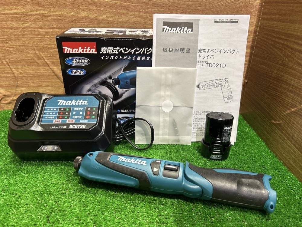 マキタ 充電式ペンインパクトドライバ TD021DSHSPの中古 未使用品