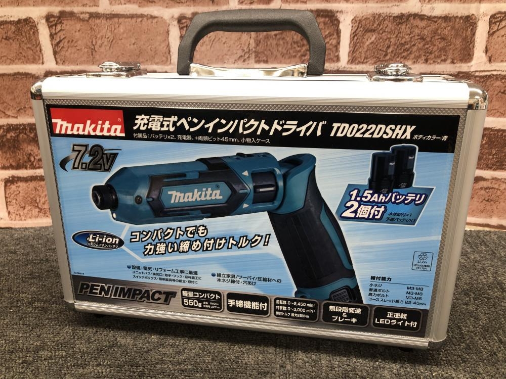 マキタ makita 充電式ペンインパクトドライバ TD022DSHXの中古 未使用品 《千葉・市原》中古工具販売の専門店│ ツールオフ千葉市原店  ｜中古工具販売のツールオフ