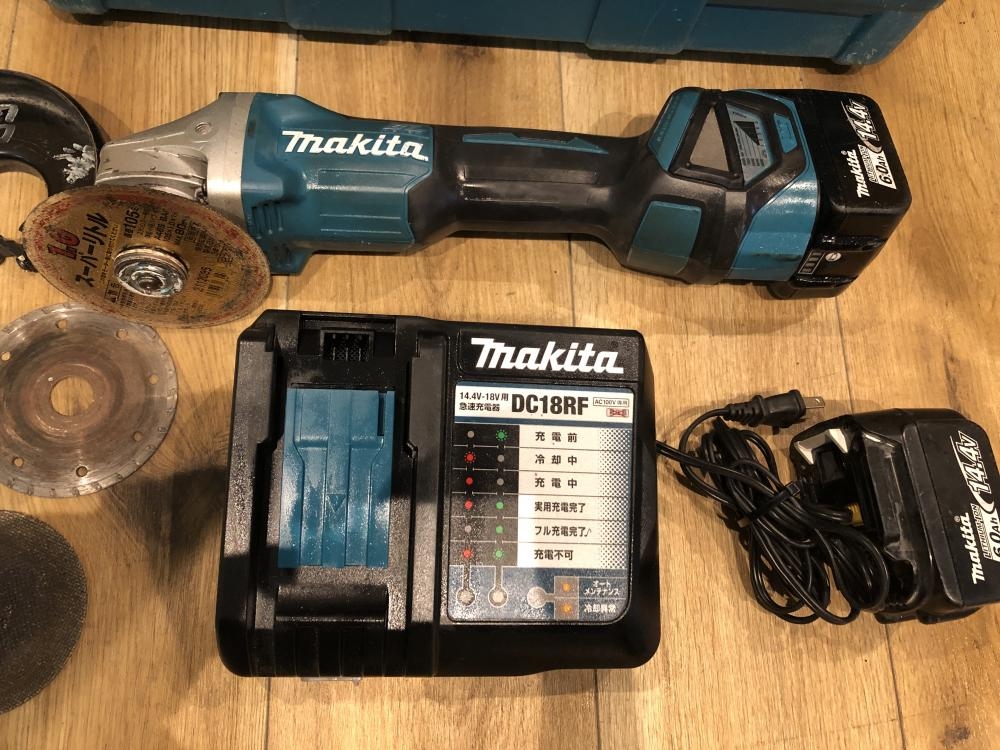 マキタ makita 100mm充電式ディスクグラインダ GA410DRGの中古 中古C傷