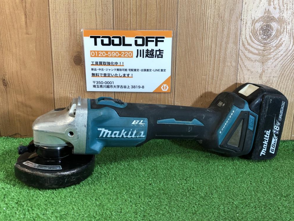 マキタ makita 100mm充電式ディスクグラインダ GA404DNの中古