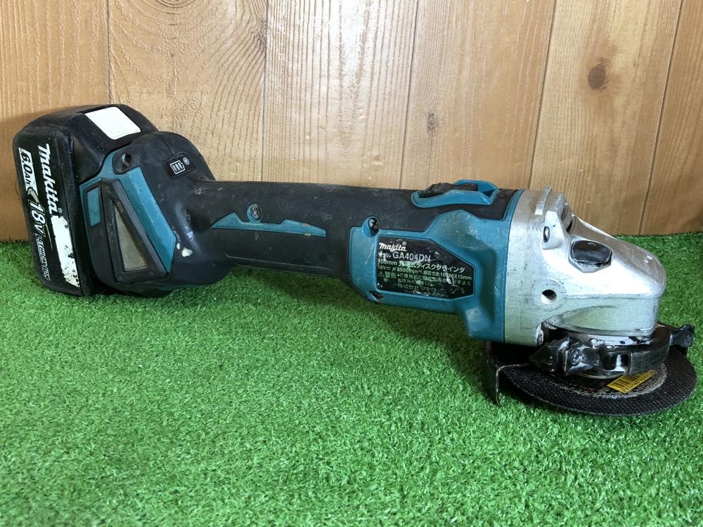 マキタ makita 100mm充電式ディスクグラインダ GA404DNの中古