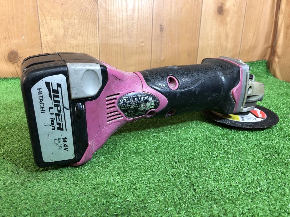 日立工機 14.4Vコードレスディスクグラインダ G14DSLの中古 中古C傷