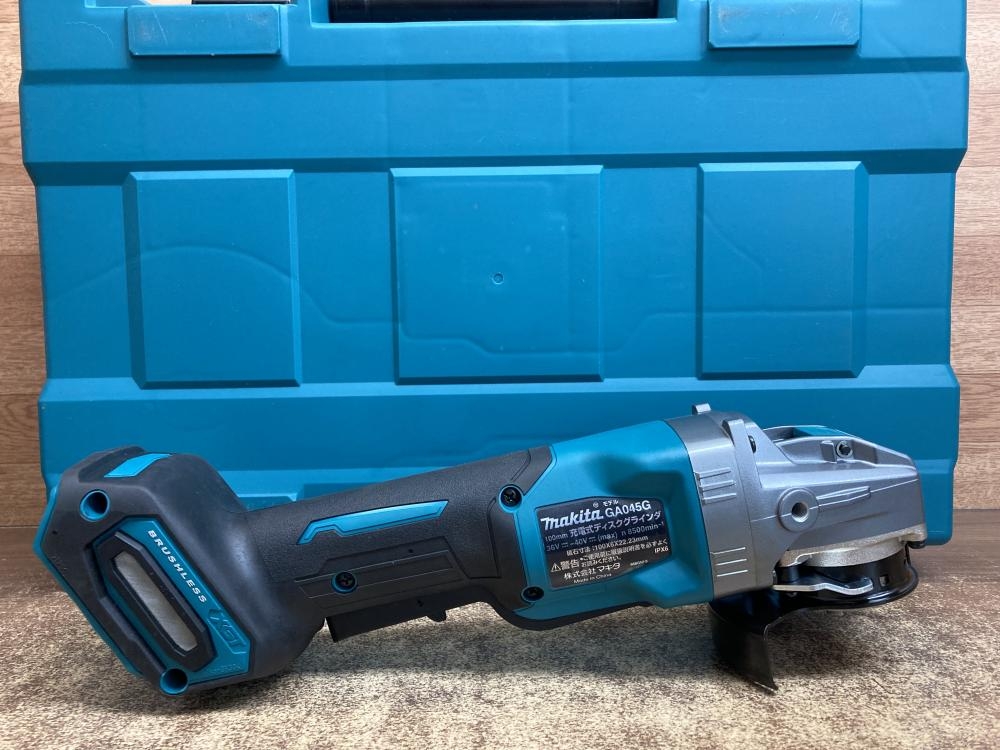 マキタ 100mm充電式ディスクグラインダ GA045GRMXの中古 未使用 マキタ 100mm充電式ディスクグラインダ GA045GRMXの中古 未使用