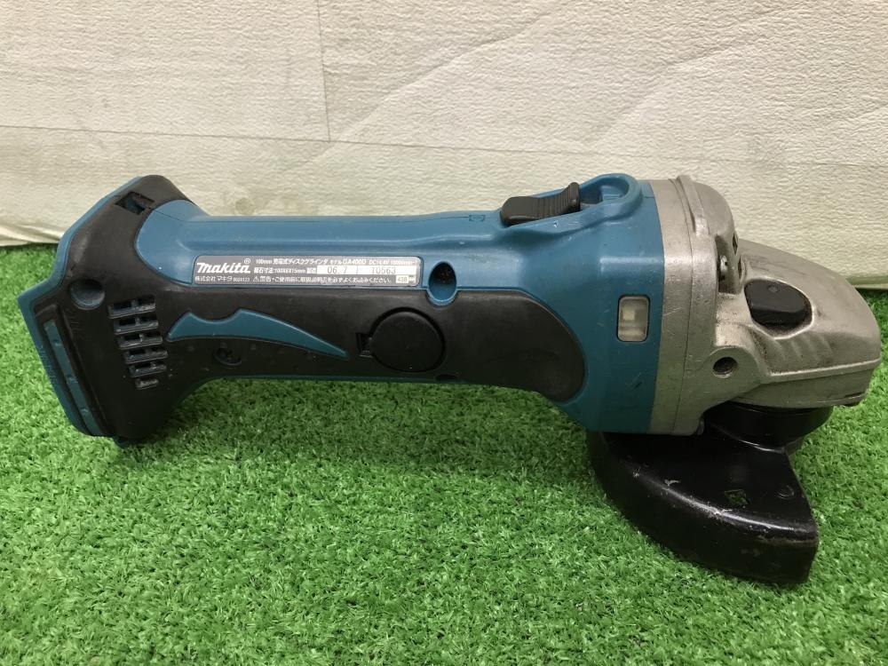 マキタ 充電式ディスクグラインダ GA400D ※旧バッテリー対応モデル