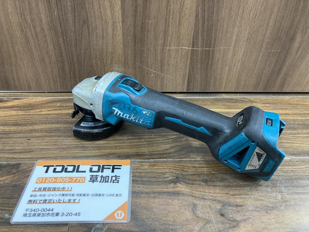 マキタ 100mm充電式ディスクグラインダ GA410Dの中古 中古C傷汚れあり 