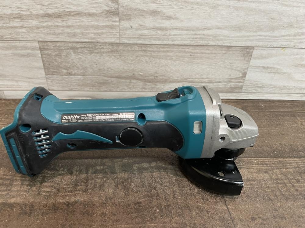 マキタ makita 100㎜充電式ディスクグラインダ 動作OK GA400D 14.4V