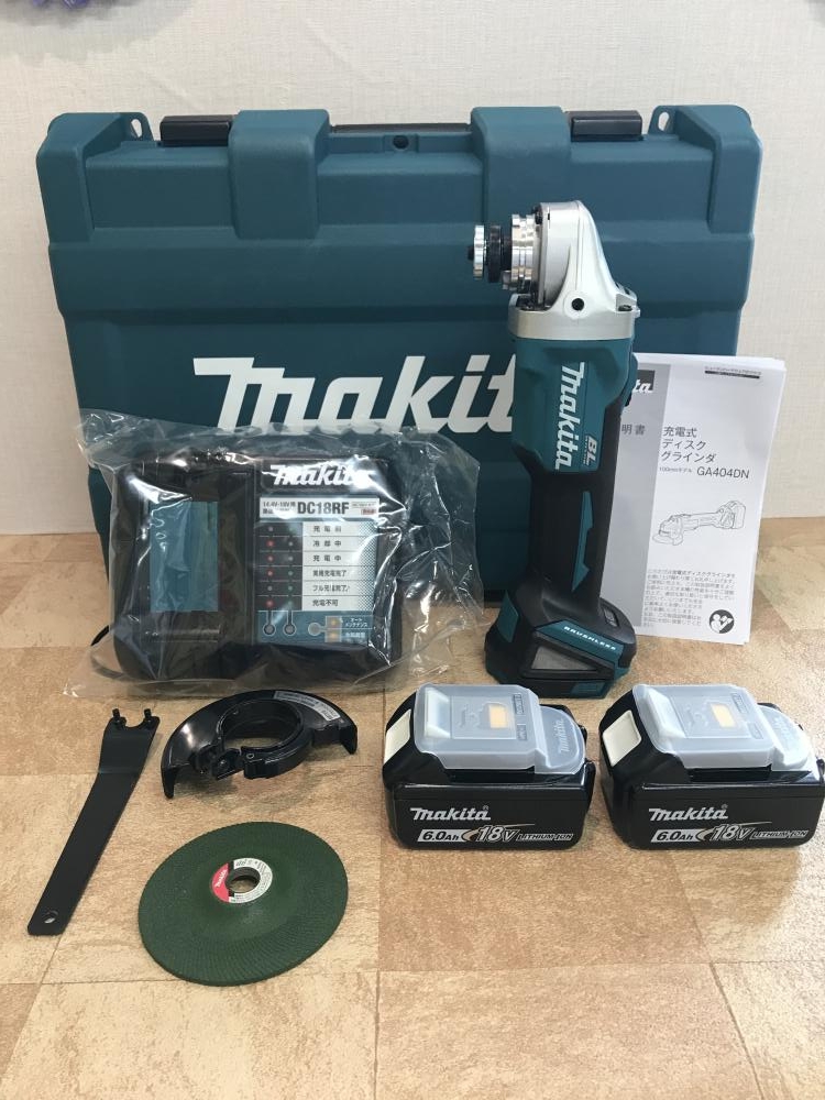 マキタ makita 100mm充電式ディスクグラインダ GA404DRGXNの中古 未