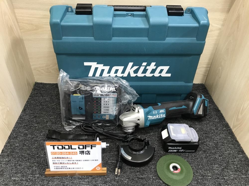 マキタ/makita 100mm充電式ディスクグラインダ GA408DRGの中古 未使用