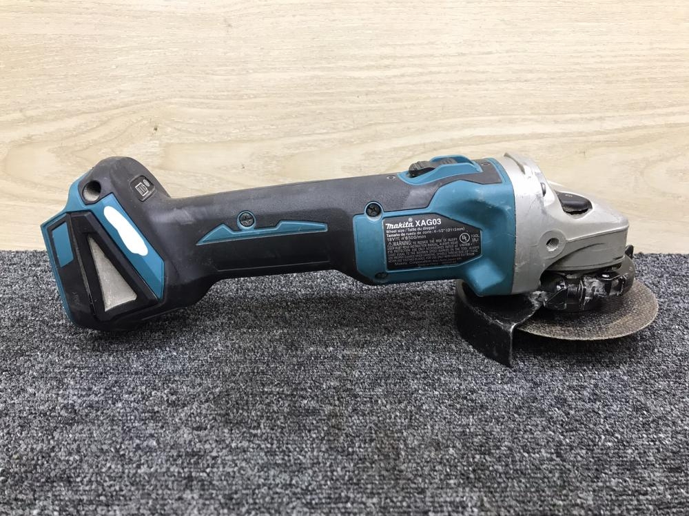 マキタ makita XAG03 充電式グラインダー【リライズ野田愛宕店】【店頭取引限定】【中古】【管理番号：IT0L1S0116CC】 makita マキタ 100mm充電式ディスクグラインダ XAG03の中古 中古B使用
