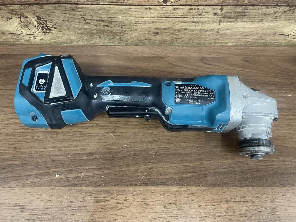 makita マキタ 125mm充電式ディスクグラインダ GA518Dの中古 中古B使用 