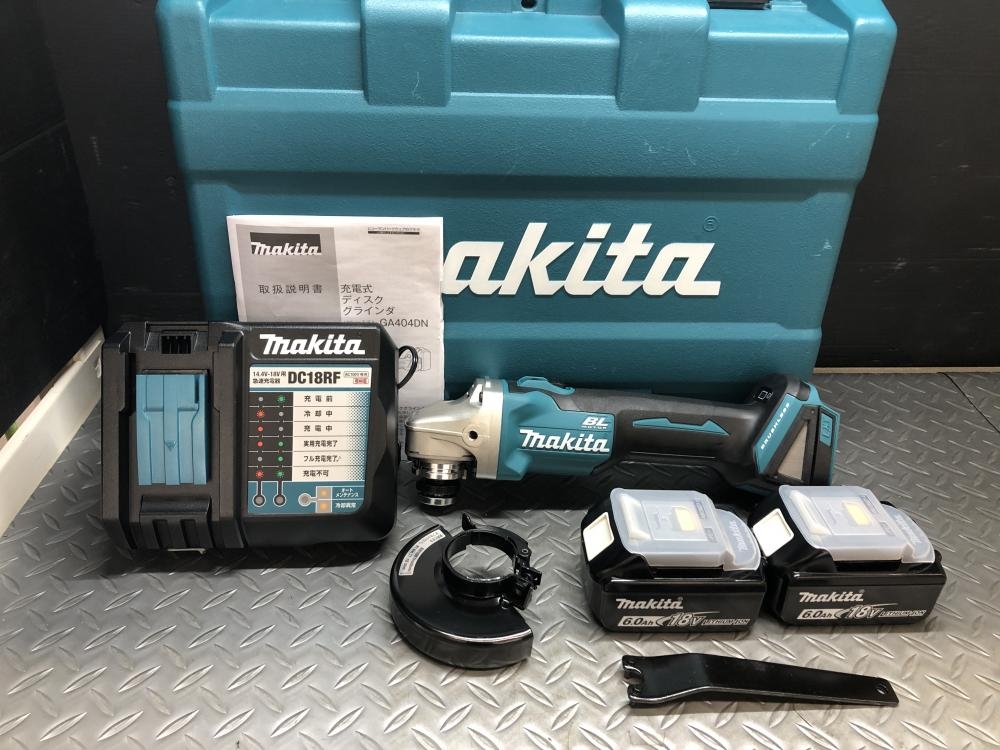 マキタ makita 充電式ディスクグラインダ GA404DRGXNの中古 未使用品