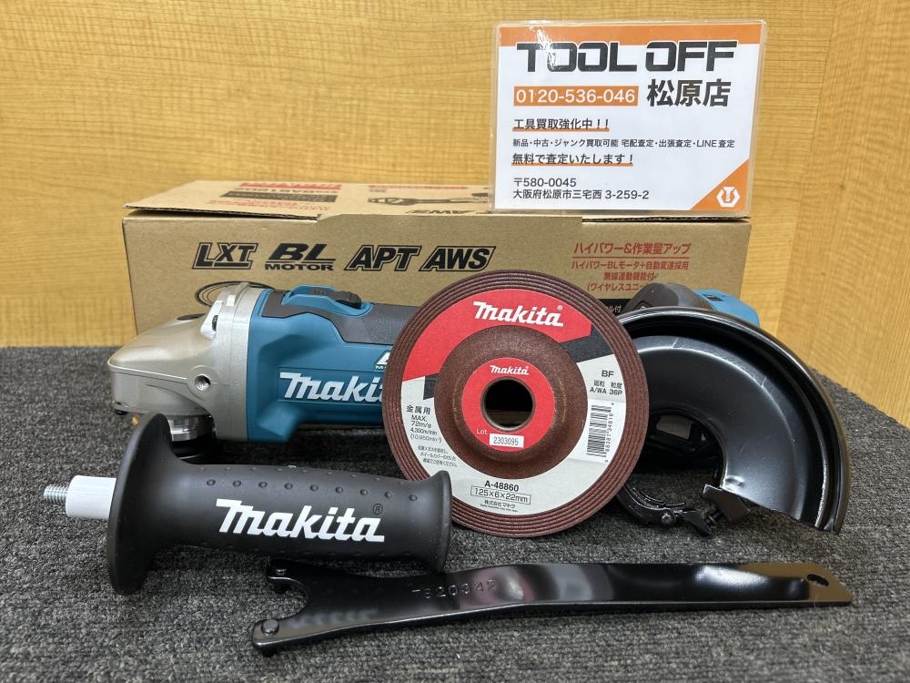 マキタ makita 125ｍｍ充電式ディスクグラインダ 本体のみ GA512DZ 18V