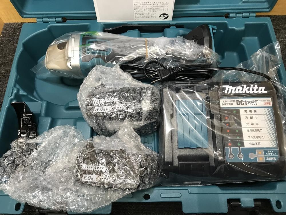 マキタ makita 充電式ディスクグラインダ 18V GA404DRGXNの中古 未使用品 《大阪・松原》中古工具販売の専門店│ツールオフ松原店  ｜中古工具販売のツールオフ